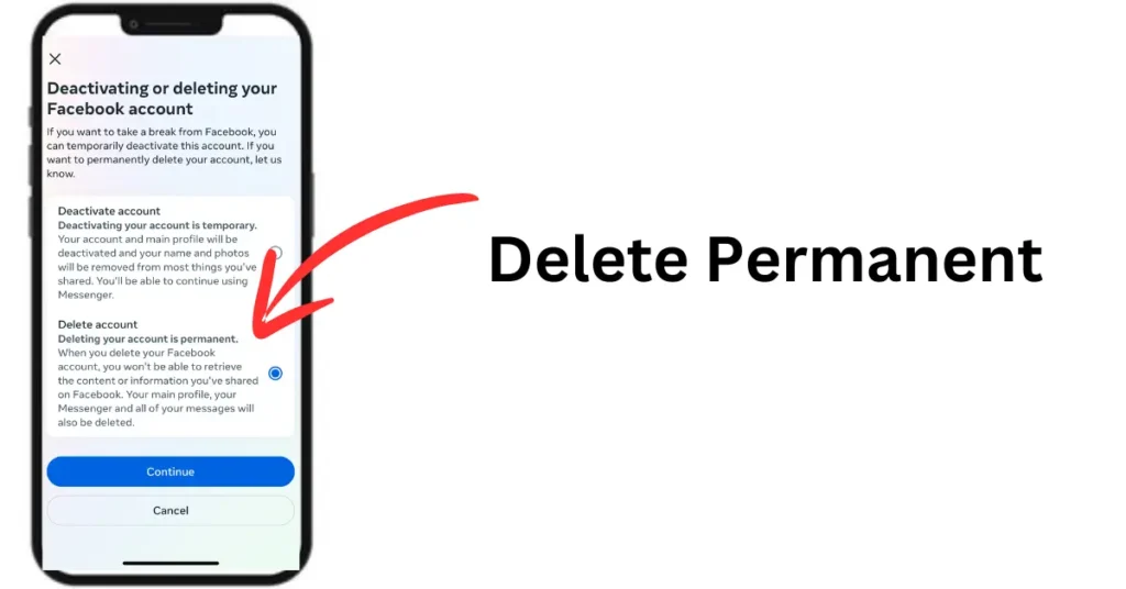 facebook account permanently delete 